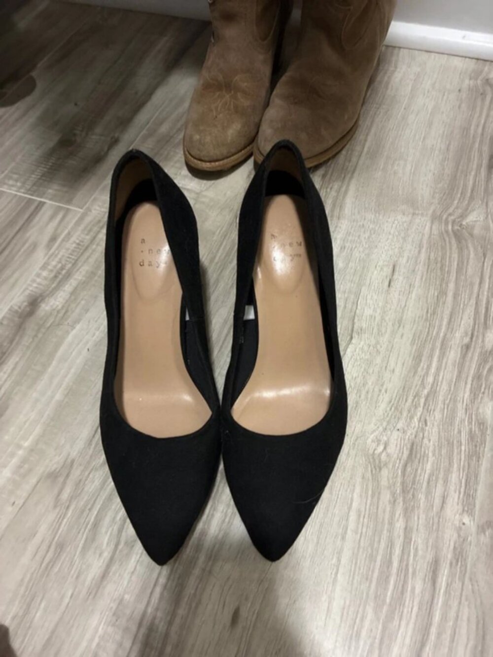 Black heels